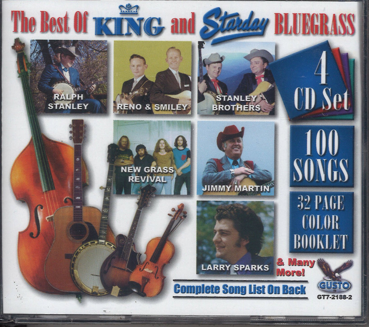 Various Artists The Best Of King And Starday Bluegrass 4 Cd Set