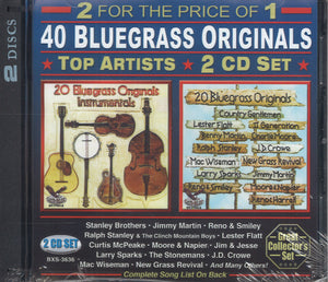 Various Artists 40 Bluegrass Originals: 2 CD Set