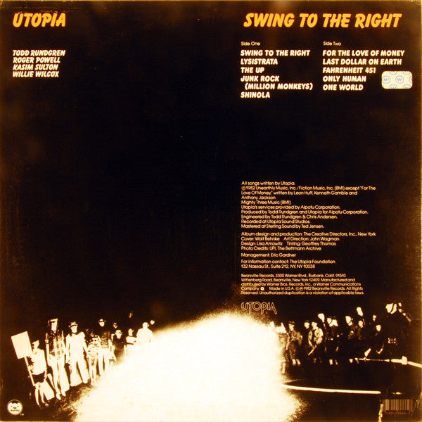 Utopia Swing To The Right