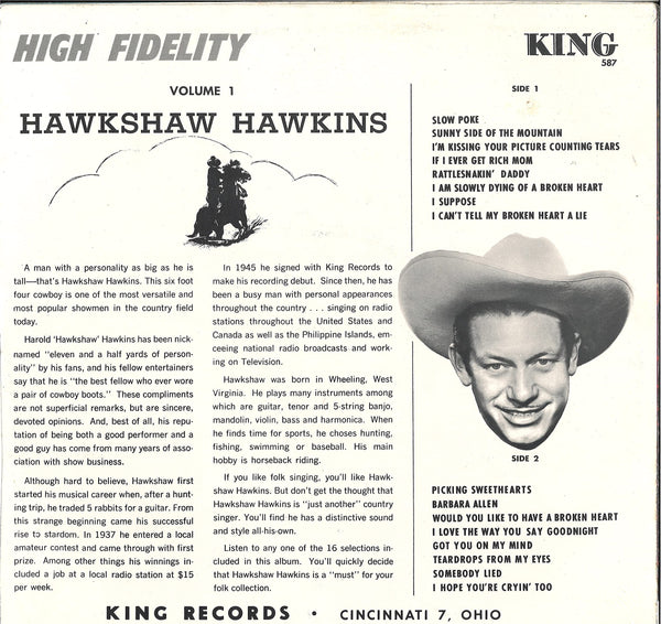 Hawkshaw Hawkins Volume 1