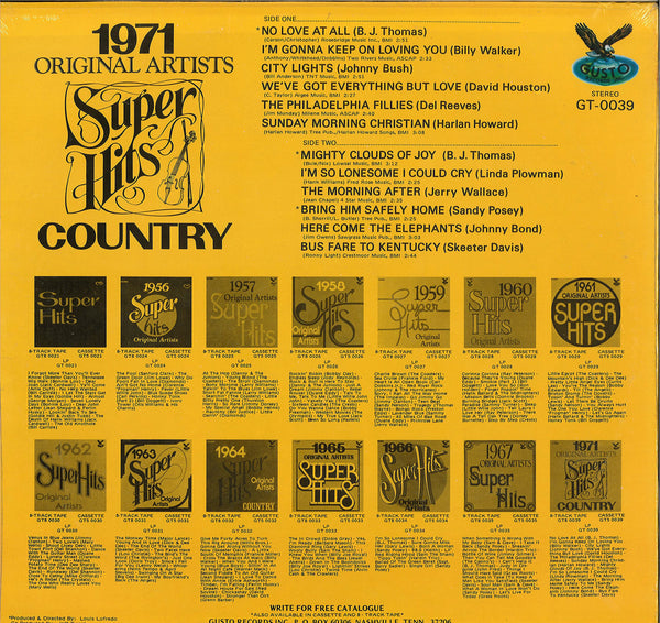 Various Artists Super Hits: 1971 Country