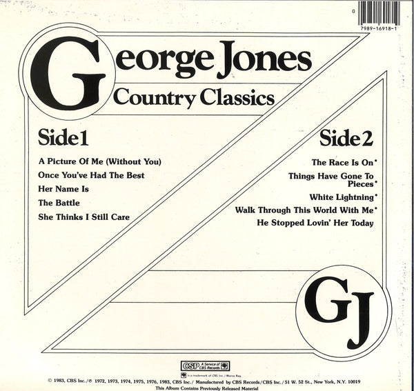 George Jones Country Classics