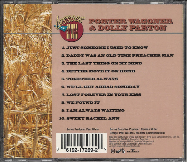 Porter Wagoner & Dolly Parton Lassoes 'N Spurs CD