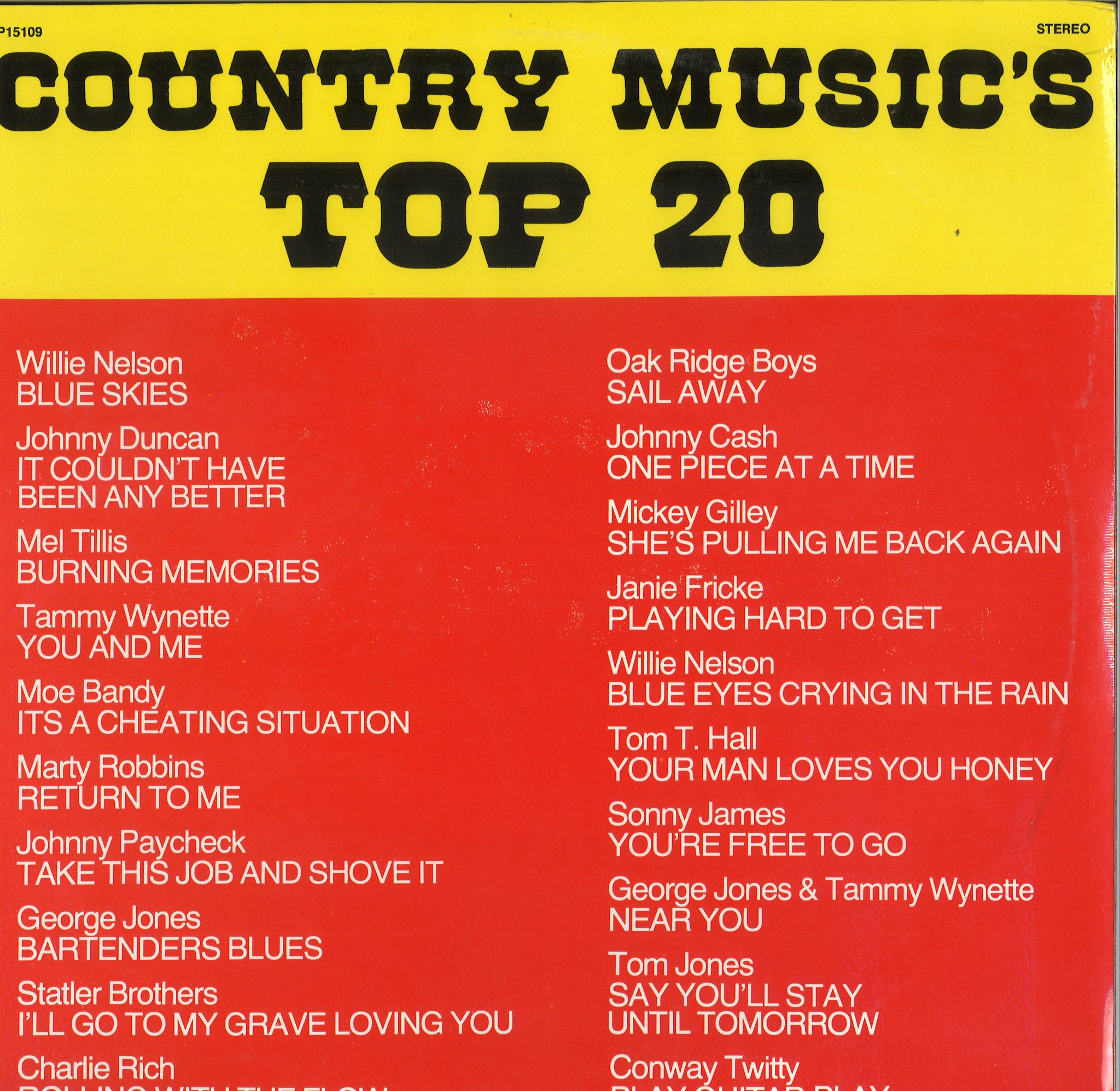 Various Artists Country Music Top 20