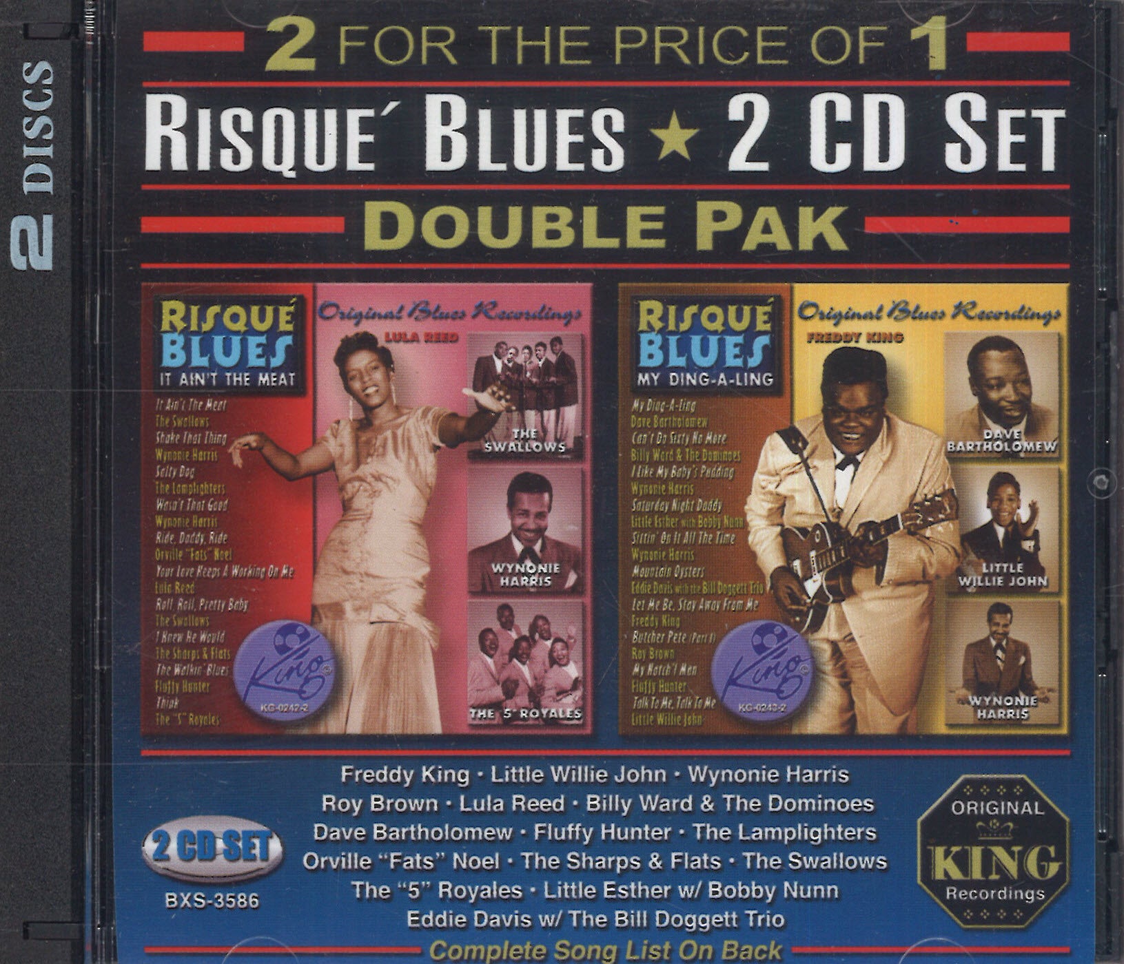 Various Artists 2 CD: Risque' Blues