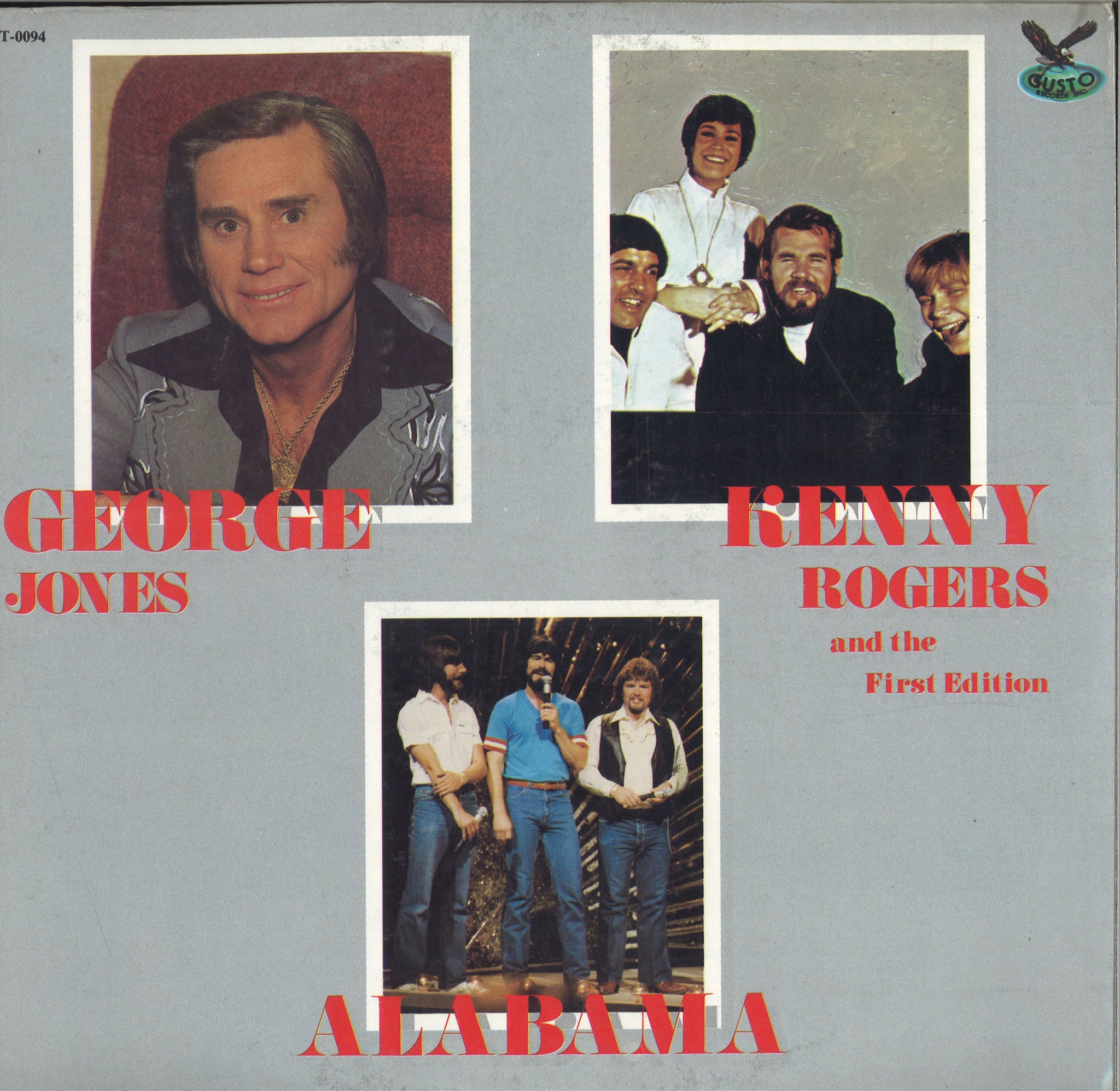 George Jones, Alabama, Kenny Rogers & The First Edition