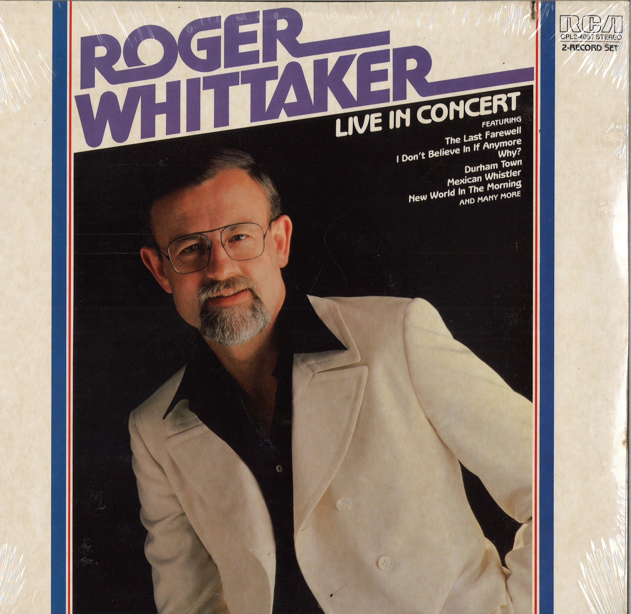 Roger Whittaker Live In Concert: 2 LP Set