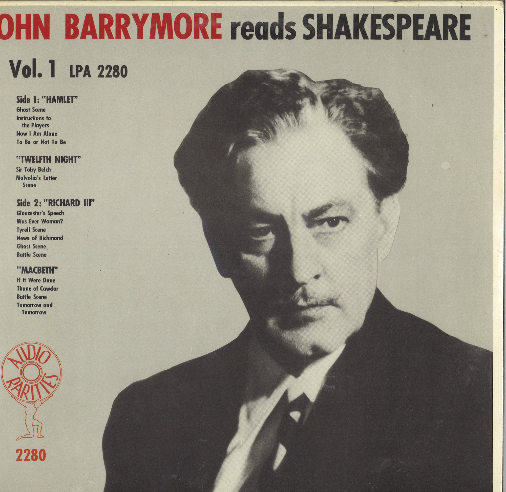 John Barrymore Reads Shakespeare Vol.1