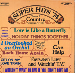 Various Artists Super Hits '74 Volume 3 - Country