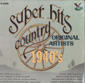Various Artists Super Hits Country 1940's