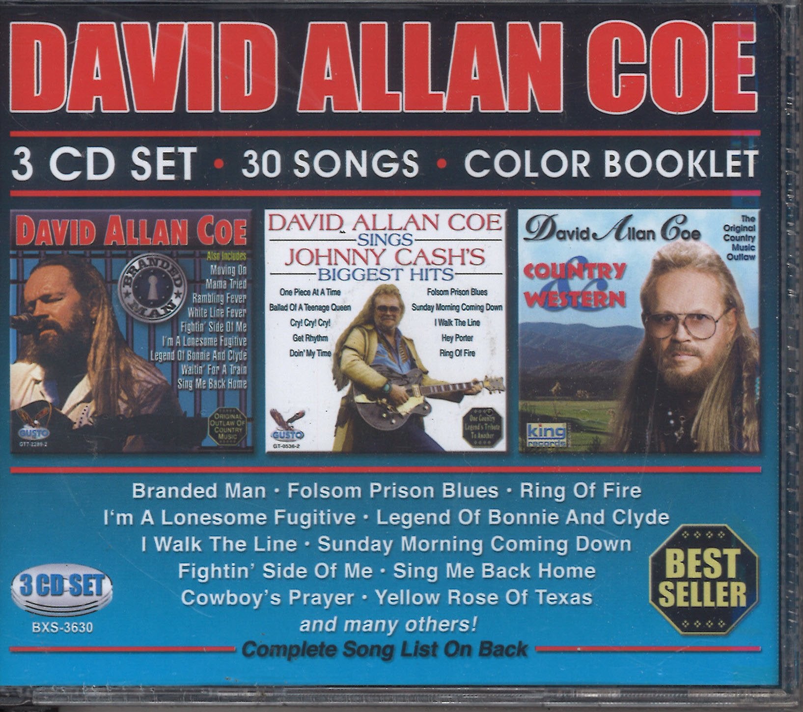 David Allan Coe: 3 CD Set