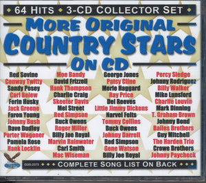 Various Artists More Original Country Stars On CD: 3 CD Set