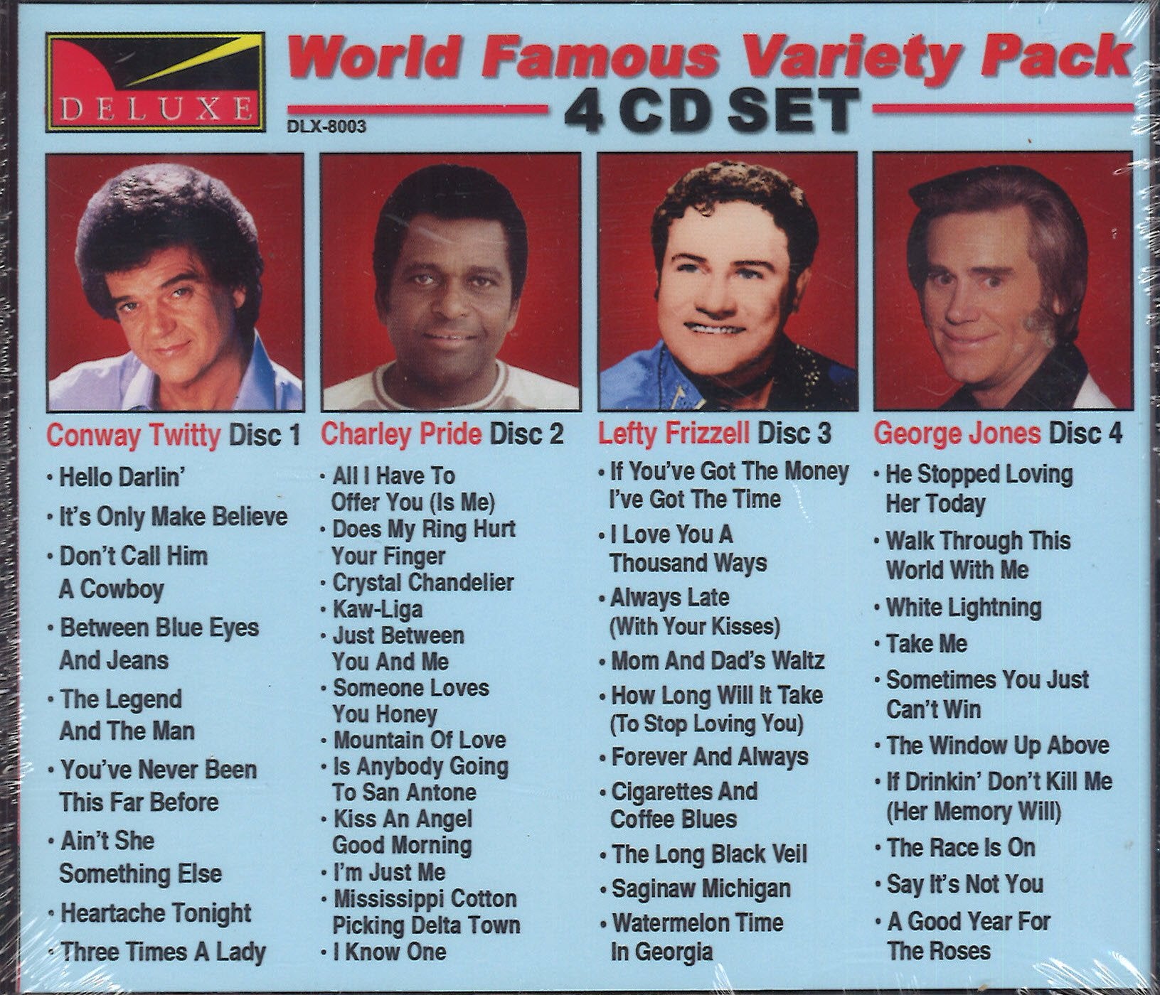 World Famous Variety Pack 8003: 4 CD Set