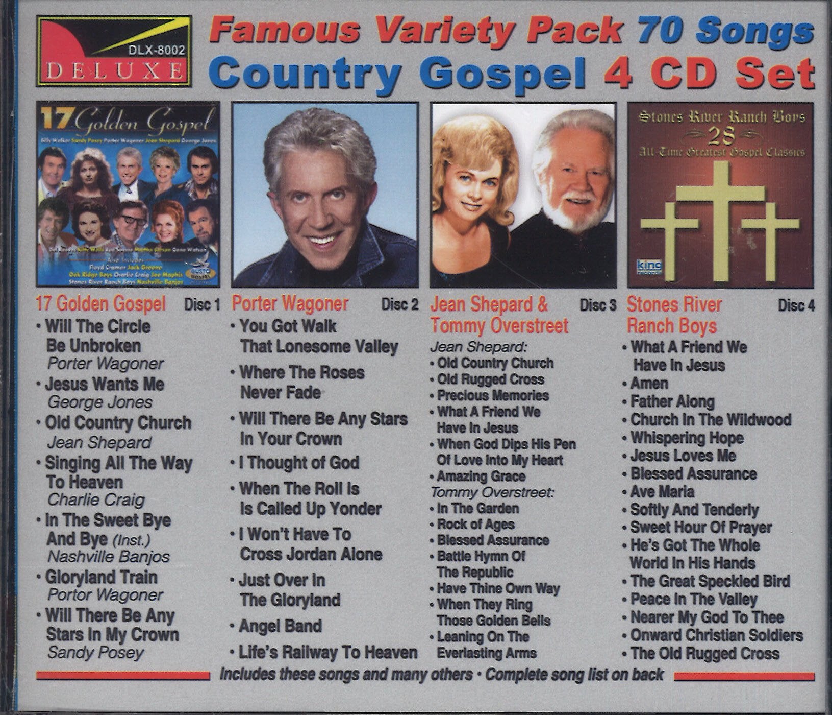 Various Artists World Famous Variety Pack Country Gospel: 4 CD Set