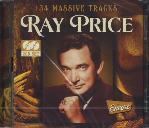 Ray Price 34 Massive Tracks: 2 CD Set