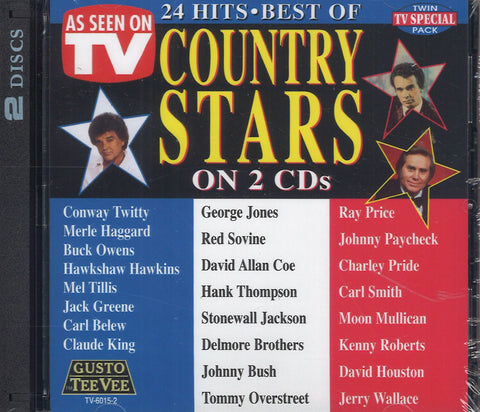 Various Artists Best Of Country Stars: 2 CD Set