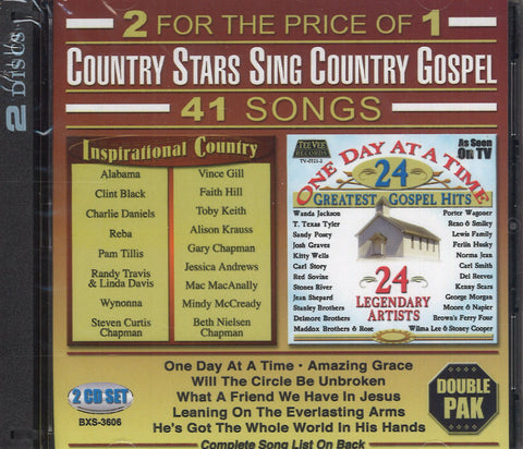 Various Artists Country Stars Sing Country Gospel: 2 CD Set