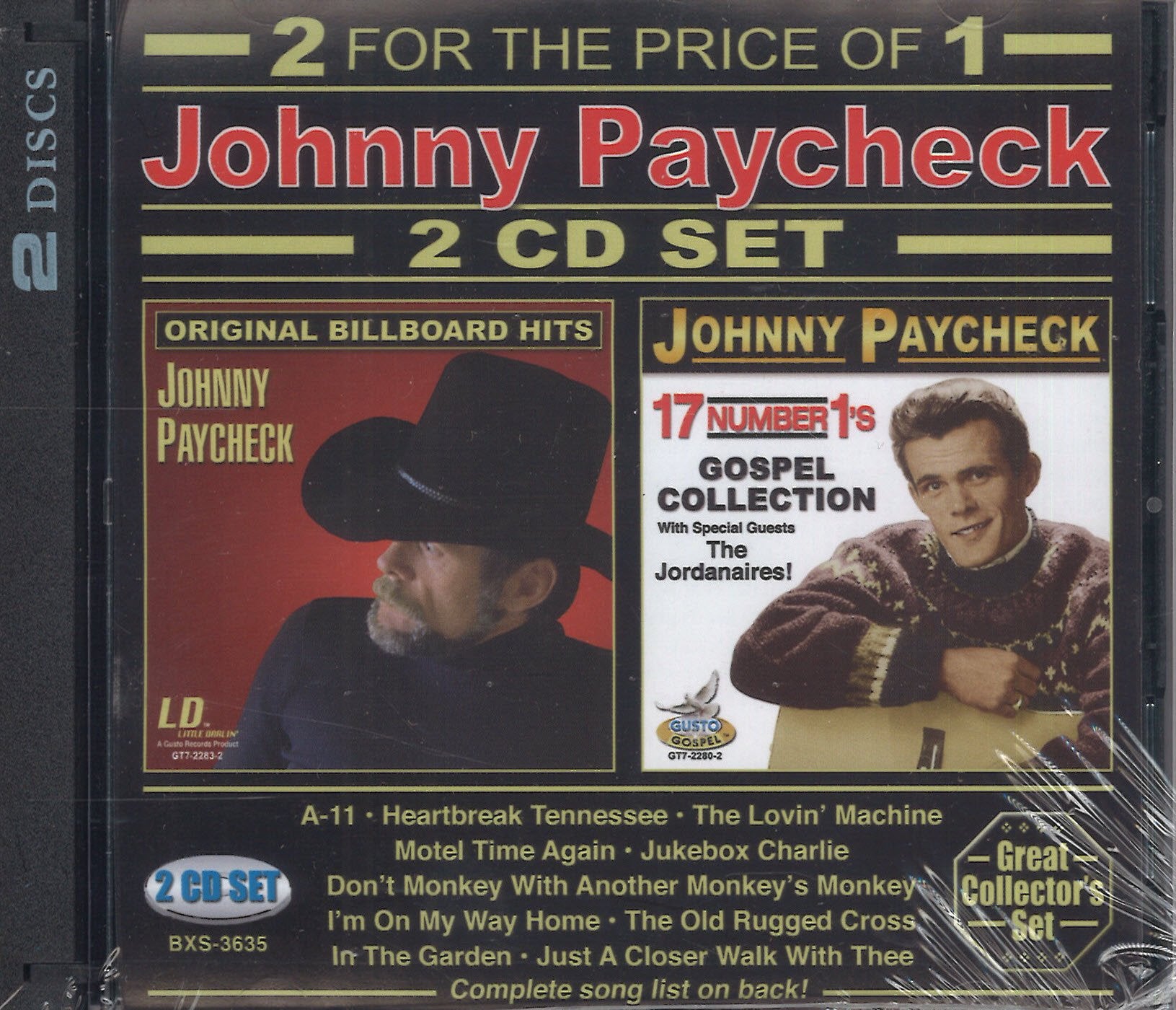 Johnny Paycheck: 2 CD Set