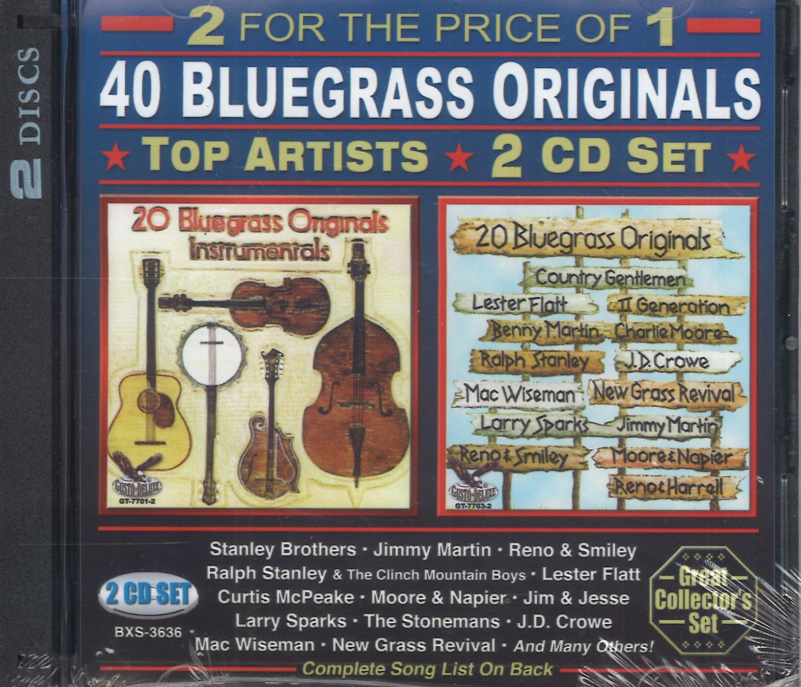 Various Artists 40 Bluegrass Originals: 2 CD Set