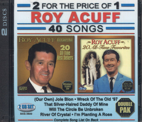 Roy Acuff: 2 CD Set