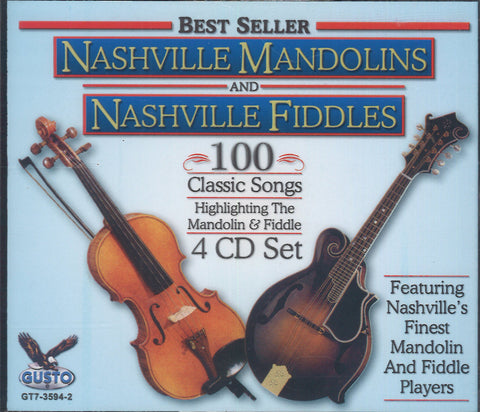 Nashville Mandolins & Nashville Fiddles 100 Classic Songs: 4 CD Set