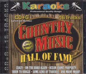 Karaoke Country Music Hall Of Fame