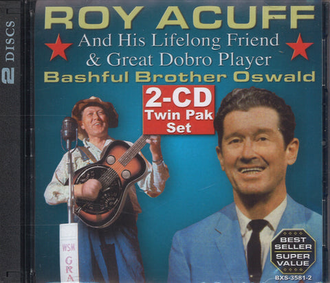 Roy Acuff & Bashful Brother Oswald Twin Pak: 2 CD Set