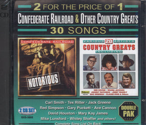 Confederate Railroad & Other Country Greats: 2 CD Set