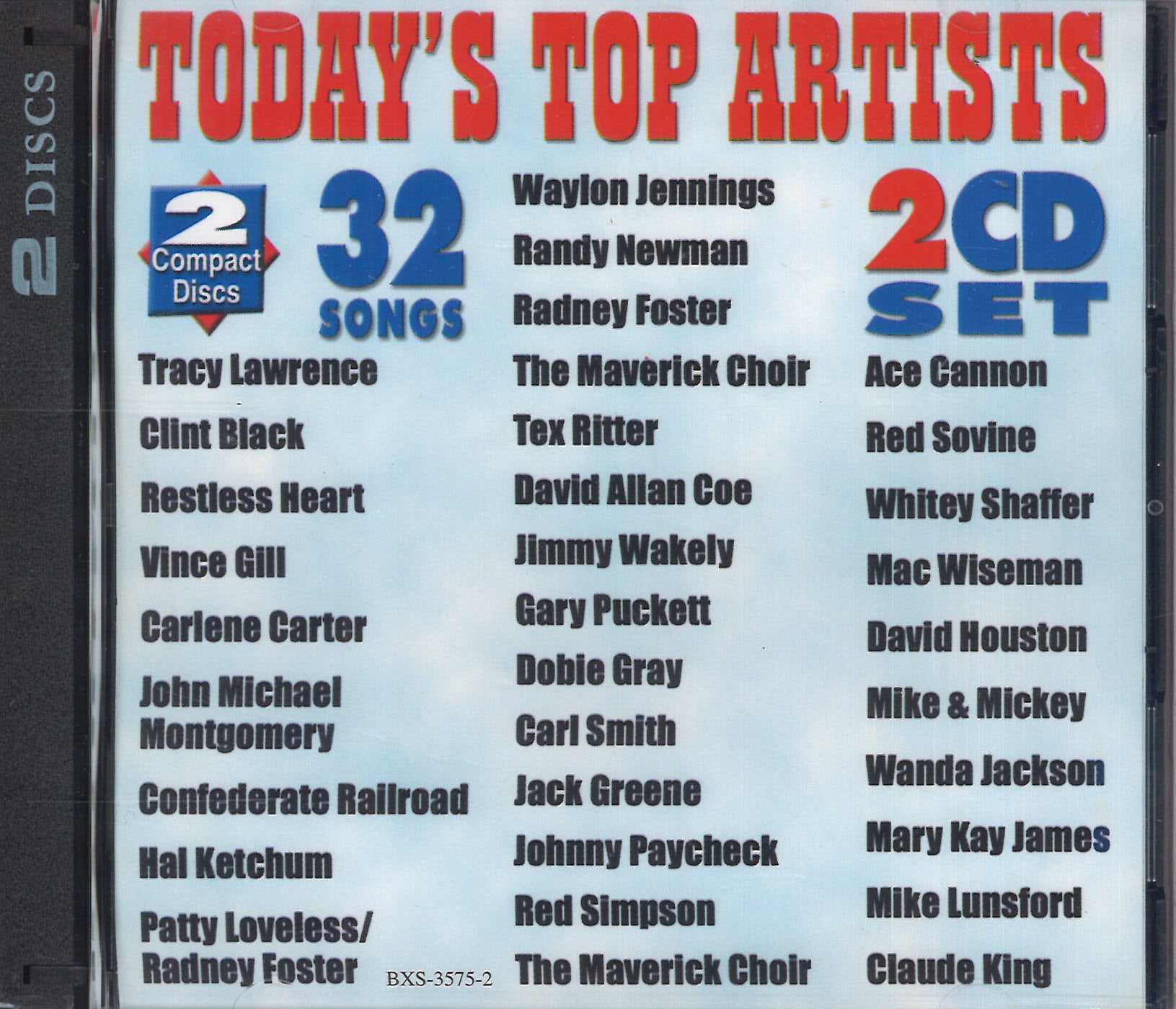 Various Artists Today's Top Artists: 2 CD Set