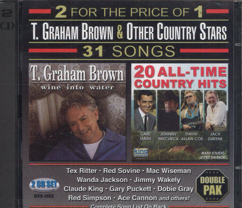 T. Graham Brown & Other Country Stars: 2 CD Set