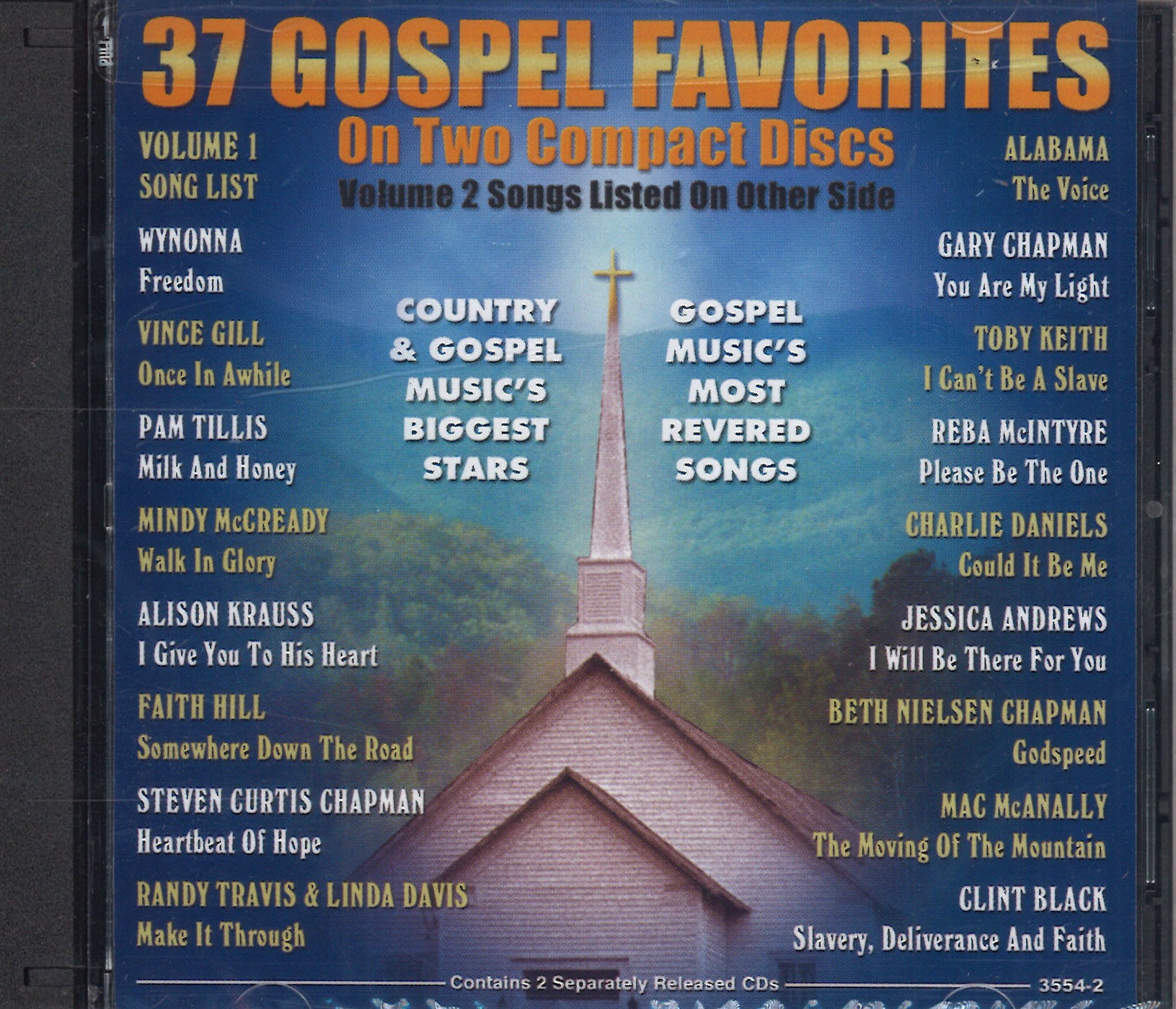 Various Artists 37 Gospel Favorites: 2 CD Set