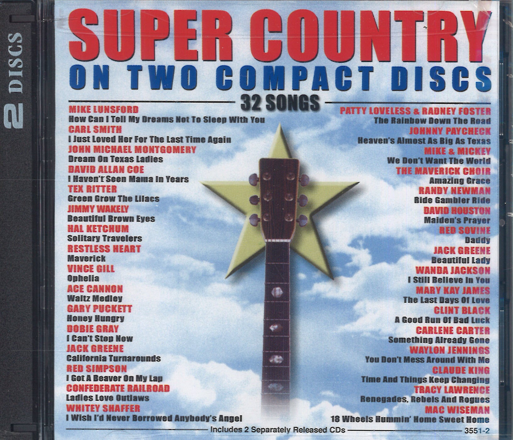 Various Artists Super Country: 2 CD Set