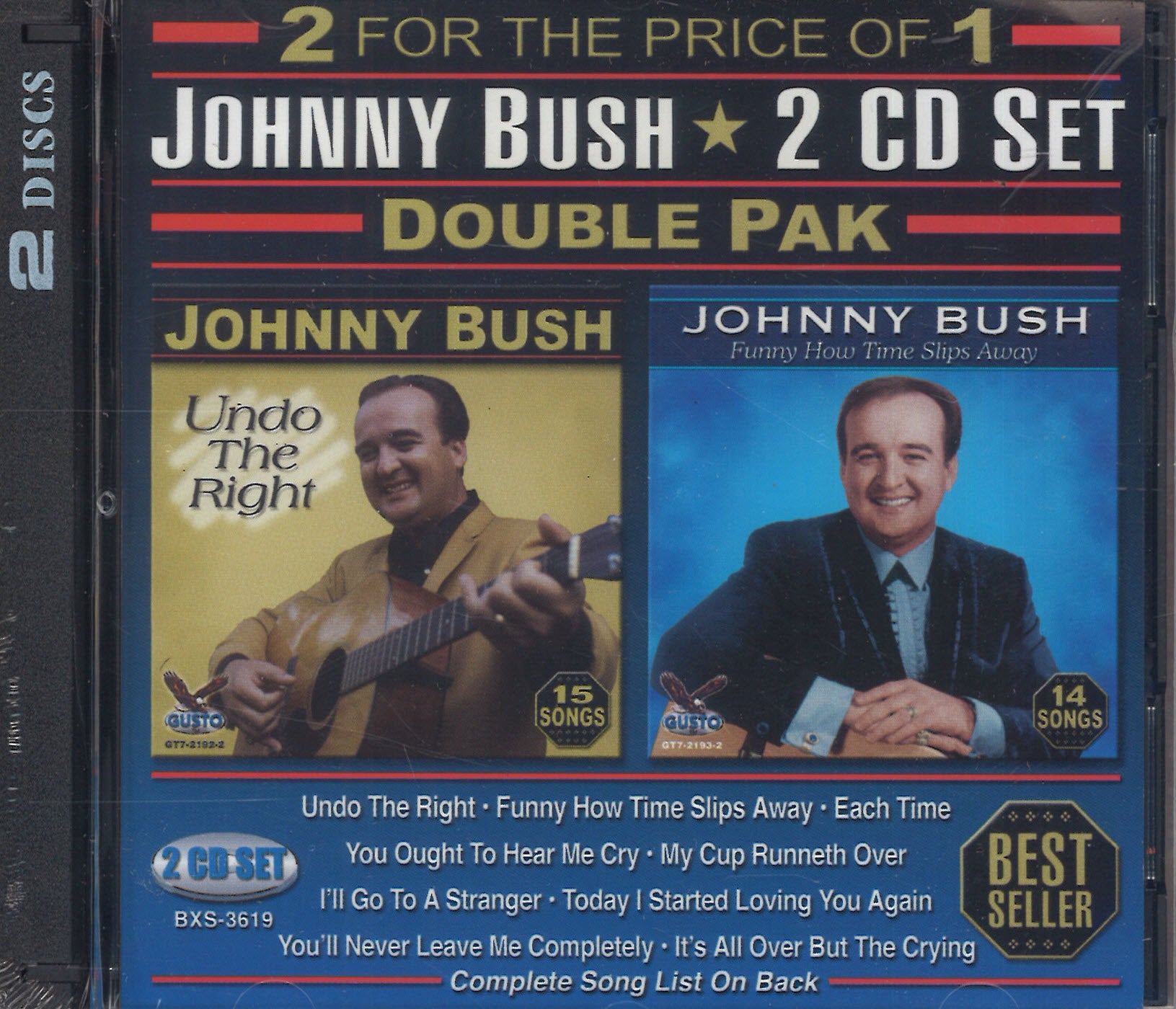 Johnny Bush Double Pak: 2 CD Set