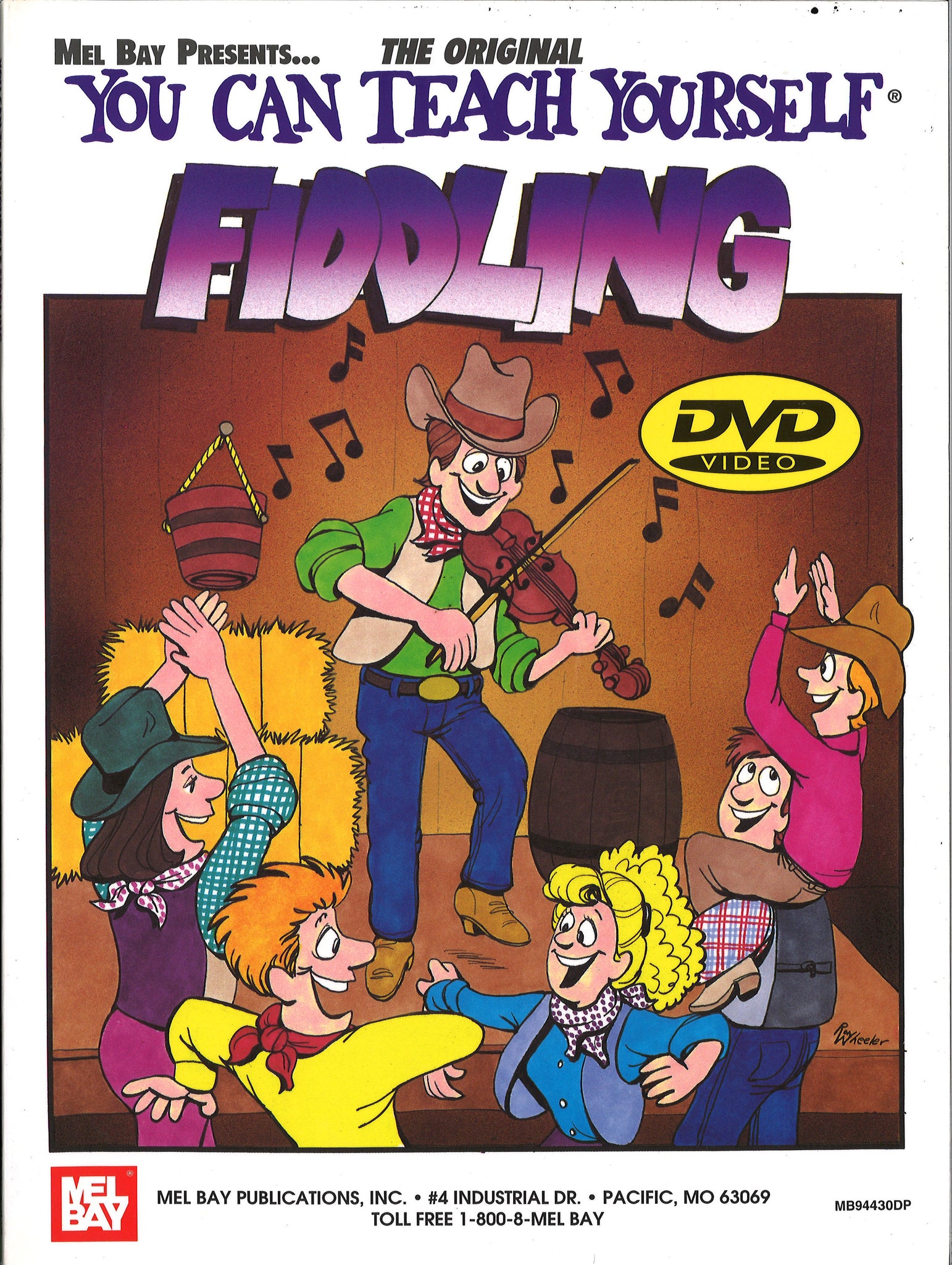 Mel Bay You Can Teach Yourself Fiddling (Book with DVD)