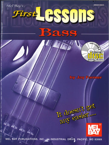 Mel Bay First Lessons Bass (Book with CD)