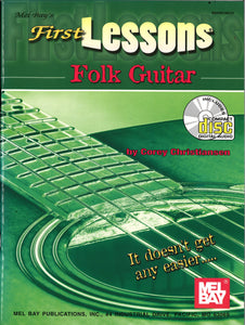 Mel Bay First Lessons Folk Guitar (Book with CD)