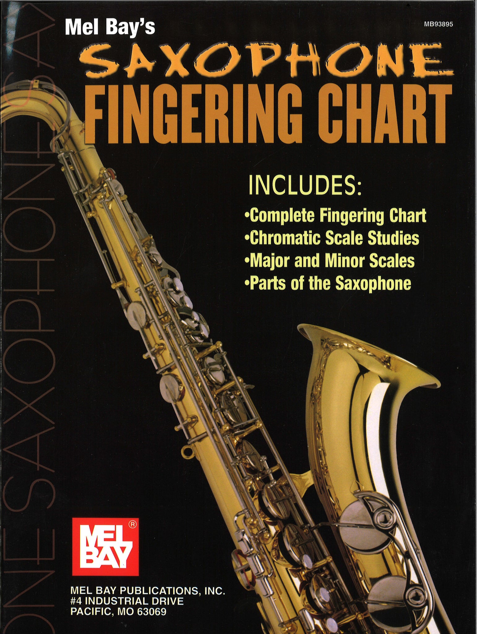 Mel Bay Saxophone Fingering Chart