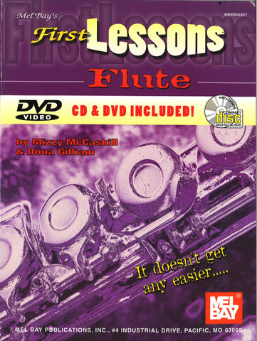 Mel Bay First Lessons Flute (Book with CD & DVD)
