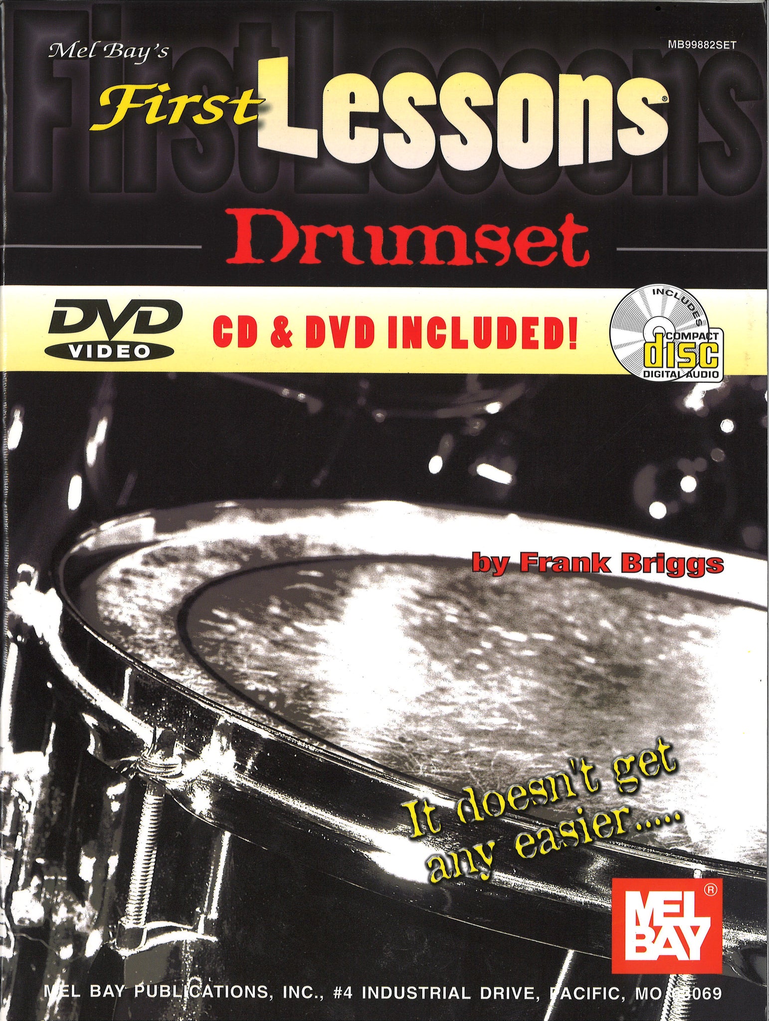 Mel Bay First Lessons Drumset (Book with CD & DVD)