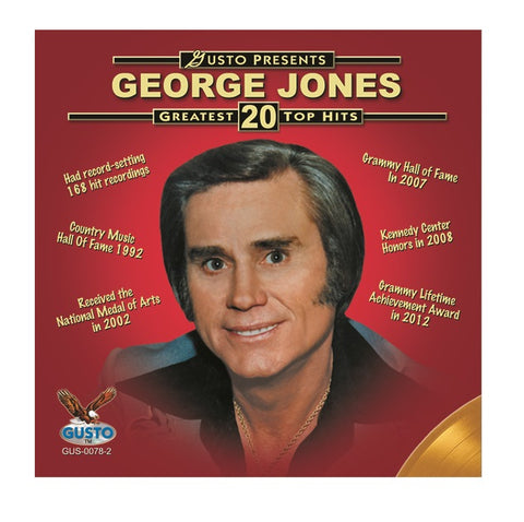 George Jones Gusto Presents 20 Greatest Top Hits