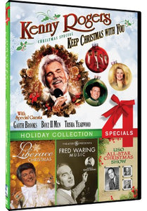 4/1 DVD: Kenny Rogers Christmas Special /Liberace Christmas / Fred Waring Music / USO All-Star Christmas Show