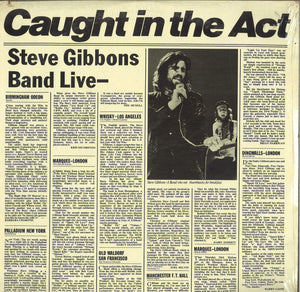 Steve Gibbons Band Caught In The Act